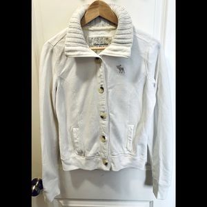 Abercrombie & Fitch Button Sweatshirt